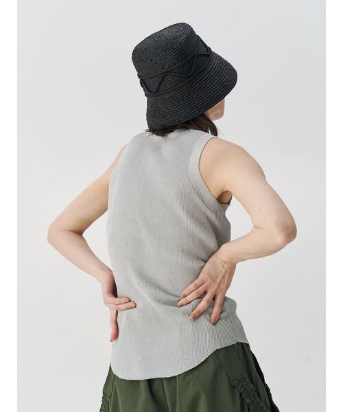 UN3D.（アンスリード）の「WAVE CODE HAT / ウェーブコードハット（ハット・レディース・ブラック/ベージュ・FREE）」の16枚目の写真