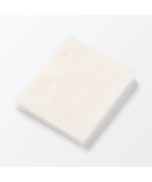 無印良品(ムジルシリョウヒン)の「生成カットコットン 180枚入/約60x50mm(コットンパフ・レディース・その他・FREE)」の2枚目の写真