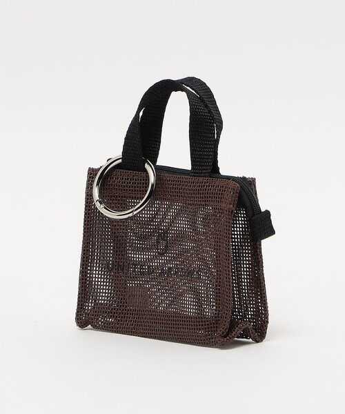 UNITED ARROWS(ユナイテッドアローズ)の「マイクロミニ ロゴ メッシュ トートバッグ チャーム(その他雑貨・レディース・ベージュ/ダークブラウン/グレー系・FREE)」の18枚目の写真