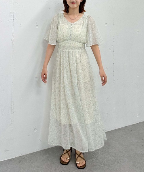 ☆SaturdayClub☆フレアスリーブワンピース ☆New Item☆ フレアスリーブワンピース ※予約商品