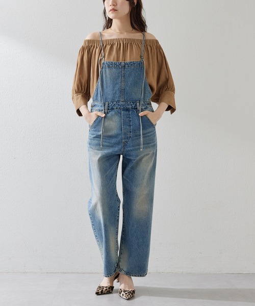 Whim Gazette(ウィムガゼット)の「ツイル顔料染めブラウス(シャツ/ブラウス・レディース・キャメル/モカ・FREE)」の4枚目の写真