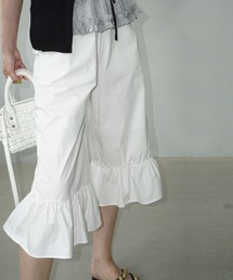 LONSLAN | 【LONSLAN】フリルヘム クロップドパンツ LONW25s044(その他パンツ)