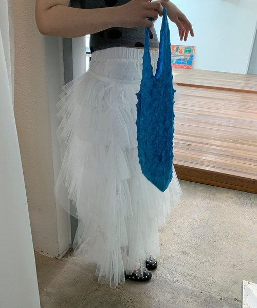 LONSLAN（ロンスラン）の「【LONSLAN】フリルヘム クロップドパンツ LONW25s044（その他パンツ・レディース・ピンク/ホワイト・L/M/S）」の7枚目の写真