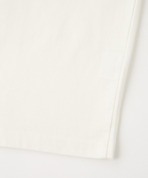 X-girl(エックスガール)の「CIRCLE LOGO AND FACE B/B BIG TEE(Tシャツ/カットソー・レディース・ホワイト/ブラック・S/M)」の4枚目の写真