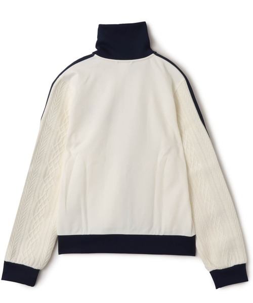 adidas（アディダス）の「adidas KNIT CLASSIC TT / アディダス ニット クラシック トラック トップ（その他トップス・レディース・ホワイト・L/M/S）」の8枚目の写真