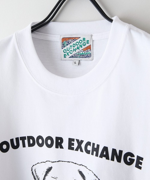 OUTDOOR EXCHANGE(アウトドアエクスチェンジ)の「【OUTDOOR EXCHANGE/アウトドアエクスチェンジ】アニマルプリント クルーネックTシャツ オーバーサイズ(Tシャツ/カットソー・メンズ・ホワイト系その他/ホワイト系その他2・MEDIUM/LARGE)」の6枚目の写真
