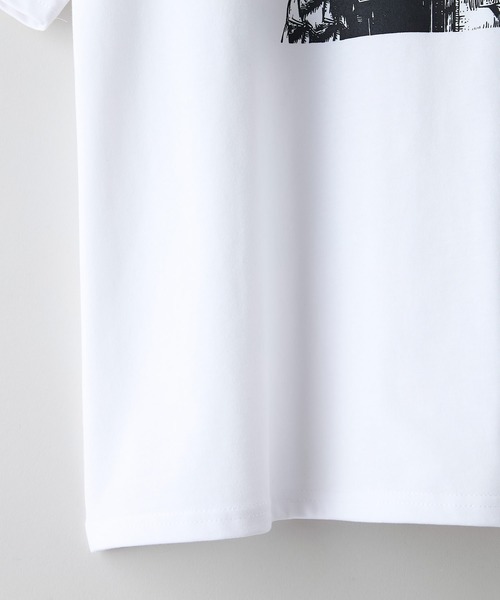 OUTDOOR EXCHANGE(アウトドアエクスチェンジ)の「【OUTDOOR EXCHANGE/アウトドアエクスチェンジ】アニマルプリント クルーネックTシャツ オーバーサイズ(Tシャツ/カットソー・メンズ・ホワイト系その他/ホワイト系その他2・MEDIUM/LARGE)」の3枚目の写真