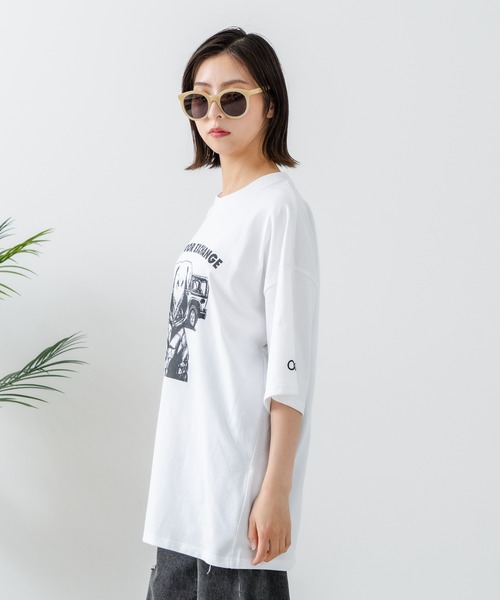 OUTDOOR EXCHANGE(アウトドアエクスチェンジ)の「【OUTDOOR EXCHANGE/アウトドアエクスチェンジ】アニマルプリント クルーネックTシャツ オーバーサイズ(Tシャツ/カットソー・メンズ・ホワイト系その他/ホワイト系その他2・MEDIUM/LARGE)」の19枚目の写真