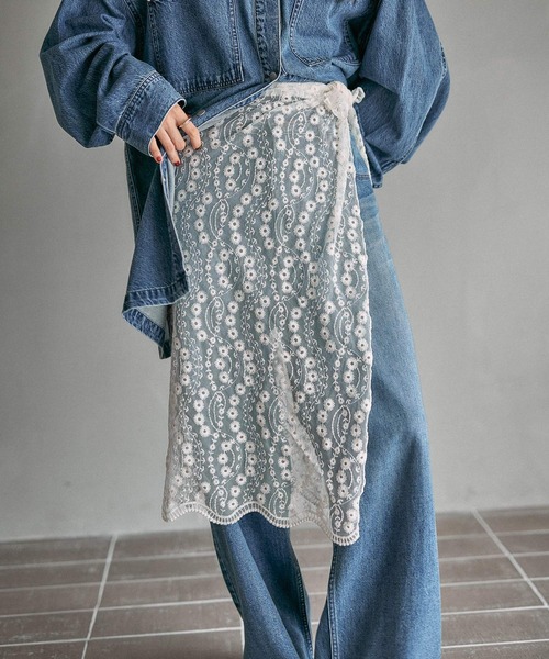 セール】大判レーススカーフ 495476（バンダナ/スカーフ）｜LEPSIM