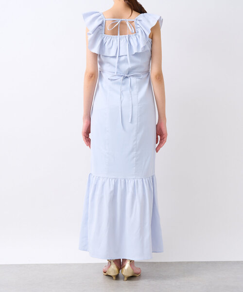 ⭐︎気まぐれセール⭐︎ラブティックボンボン フリルトリムマーメイドワンピース セール】【スタッフmiki監修・3サイズ展開あり】フリルトリム