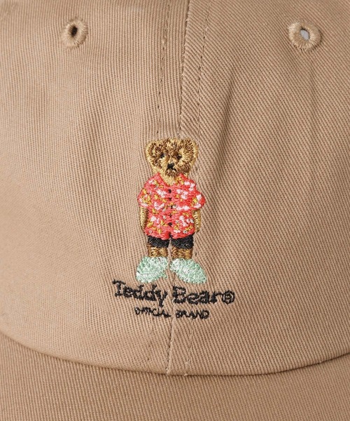 BAYFLOW（ベイフロー）の「【TeddyBear/テディベア】ワンポイント刺繍ツイルCAP（キャップ・メンズ・チャコール/ベージュ/ブルー・FREE）」の9枚目の写真