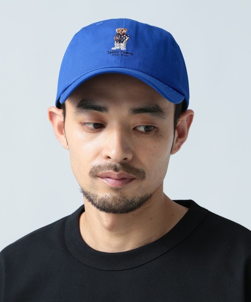 BAYFLOW（ベイフロー）の「【TeddyBear/テディベア】ワンポイント刺繍ツイルCAP（キャップ・メンズ・チャコール/ベージュ/ブルー・FREE）」の12枚目の写真