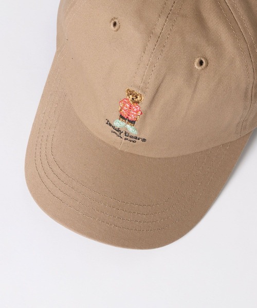 BAYFLOW（ベイフロー）の「【TeddyBear/テディベア】ワンポイント刺繍ツイルCAP（キャップ・メンズ・チャコール/ベージュ/ブルー・FREE）」の16枚目の写真