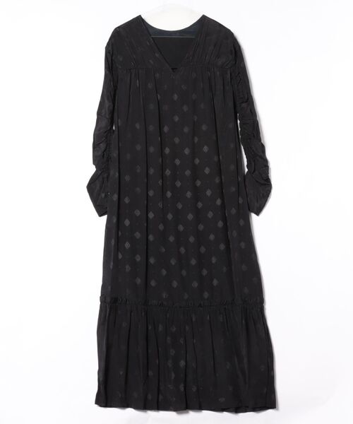 sara mallika（サラ マリカ）の「CITY COLOR GATHER DRESS（ワンピース・レディース・ブルー/ブラック・S/M）」の3枚目の写真