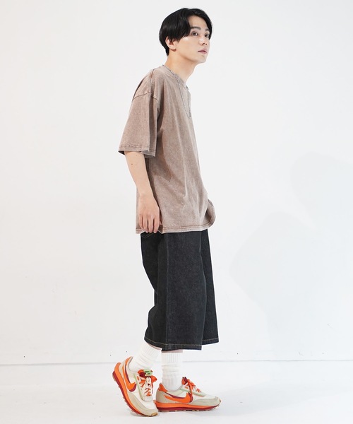 En serio TOKYO(エンソリオトーキョー)の「バギーデニムワイドショートパンツ(デニムパンツ・メンズ・ブラック系その他/ブルー/ブラック/ブルー系その他・MEDIUM/LARGE/X-LARGE)」の9枚目の写真