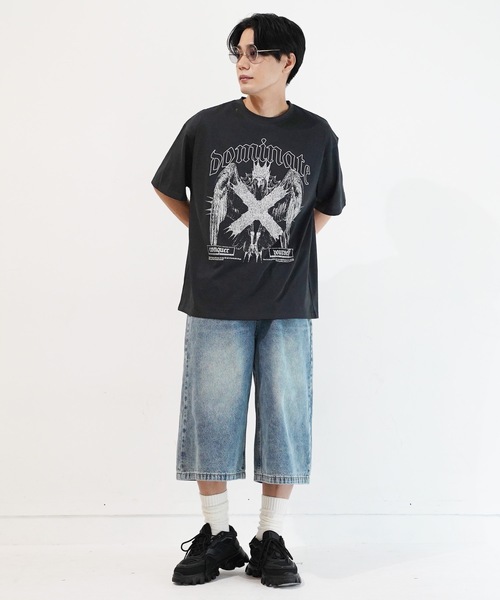 En serio TOKYO(エンソリオトーキョー)の「バギーデニムワイドショートパンツ(デニムパンツ・メンズ・ブラック系その他/ブルー/ブラック/ブルー系その他・MEDIUM/LARGE/X-LARGE)」の13枚目の写真