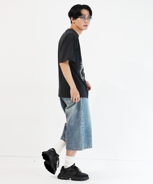 En serio TOKYO(エンソリオトーキョー)の「バギーデニムワイドショートパンツ(デニムパンツ・メンズ・ブラック系その他/ブルー/ブラック/ブルー系その他・MEDIUM/LARGE/X-LARGE)」の14枚目の写真