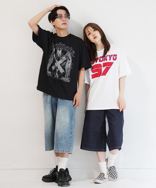 En serio TOKYO(エンソリオトーキョー)の「バギーデニムワイドショートパンツ(デニムパンツ・メンズ・ブラック系その他/ブルー/ブラック/ブルー系その他・MEDIUM/LARGE/X-LARGE)」の19枚目の写真