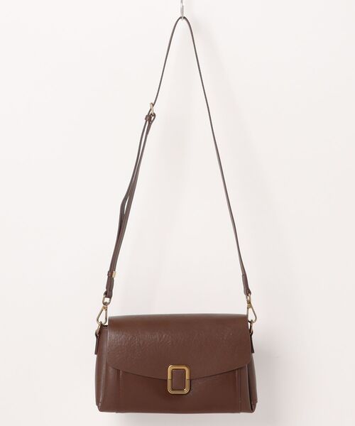 NiiNa（ニーナ）の「【 NiiNa / ニーナ 】高品質牛革 2wayワンハンドルスクエアフォルムショルダーバッグ（ショルダーバッグ・レディース・ホワイト/ブラウン/ダークブラウン/グリーン/ブラック/グレイッシュベージュ/カーキ・FREE）」の4枚目の写真