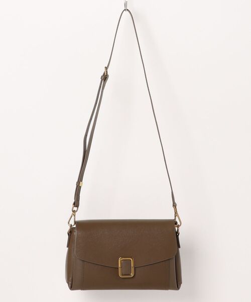 NiiNa（ニーナ）の「【 NiiNa / ニーナ 】高品質牛革 2wayワンハンドルスクエアフォルムショルダーバッグ（ショルダーバッグ・レディース・ホワイト/ブラウン/ダークブラウン/グリーン/ブラック/グレイッシュベージュ/カーキ・FREE）」の7枚目の写真