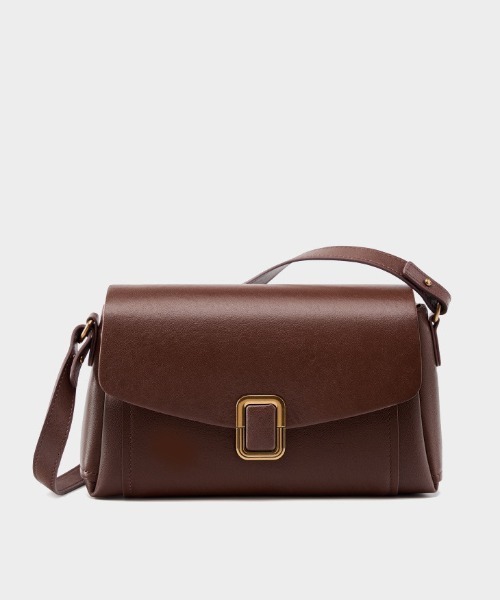 NiiNa（ニーナ）の「【 NiiNa / ニーナ 】高品質牛革 2wayワンハンドルスクエアフォルムショルダーバッグ（ショルダーバッグ・レディース・ホワイト/ブラウン/ダークブラウン/グリーン/ブラック/グレイッシュベージュ/カーキ・FREE）」の9枚目の写真