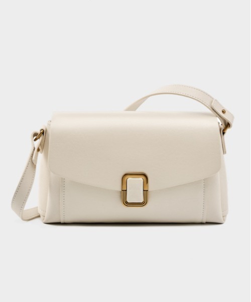 NiiNa（ニーナ）の「【 NiiNa / ニーナ 】高品質牛革 2wayワンハンドルスクエアフォルムショルダーバッグ（ショルダーバッグ・レディース・ホワイト/ブラウン/ダークブラウン/グリーン/ブラック/グレイッシュベージュ/カーキ・FREE）」の13枚目の写真