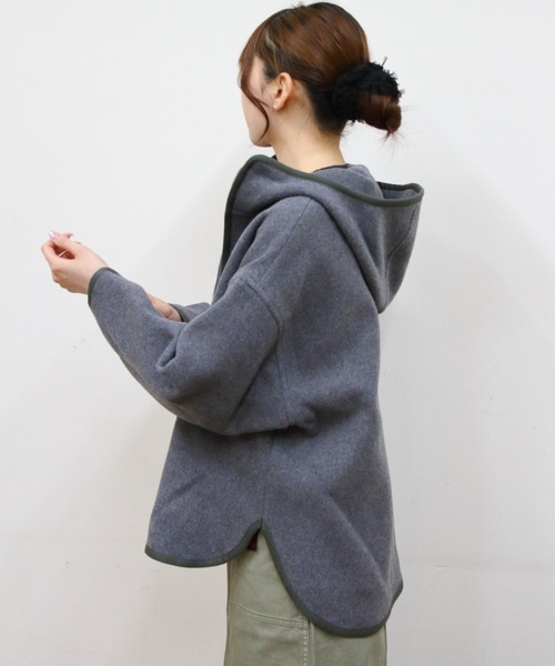 セール】DANTON/ダントン フーデッドブルゾン WOOL HOODED BLOUSON DT