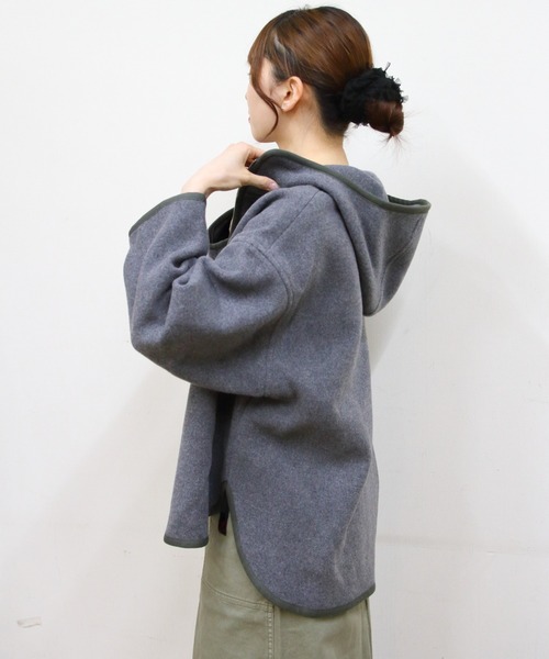 DANTON/ダントン フーデッドブルゾン WOOL HOODED BLOUSON DT-A0711