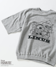 Vintage PEANUTS | PEANUTS × SPORTS WEAR by relume 別注 ハーフスリーブスウェット 2(Tシャツ/カットソー)