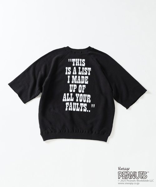 PEANUTS × SPORTS WEAR by relume 別注 ハーフスリーブスウェット 2（T