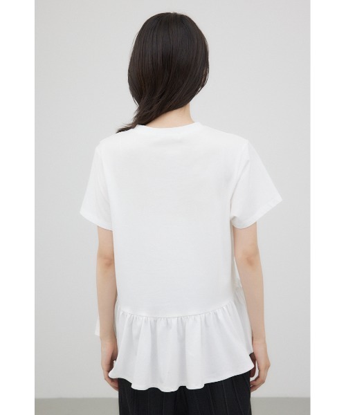 フリルシャーリングプルオーバー（Tシャツ/カットソー）｜crie