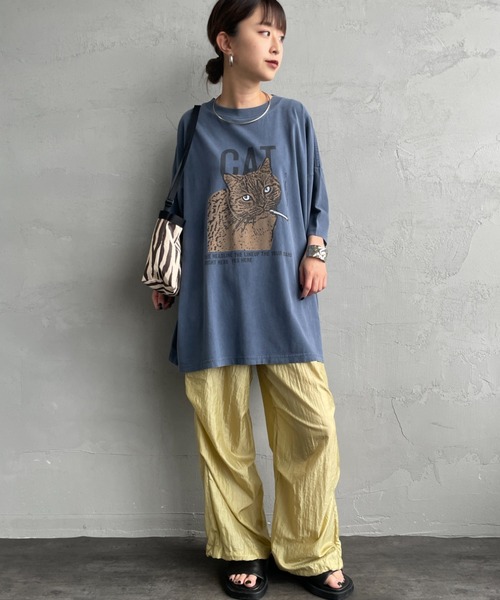 tシャツ 「REMI RELIEF/レミレリーフ」 別注 ビッグシルエット SP加工プリントTシャツ レディース メンズ REMI RELIEF tシャツ 「REMI RELIEF/レミレリーフ」 別注 ビッグ