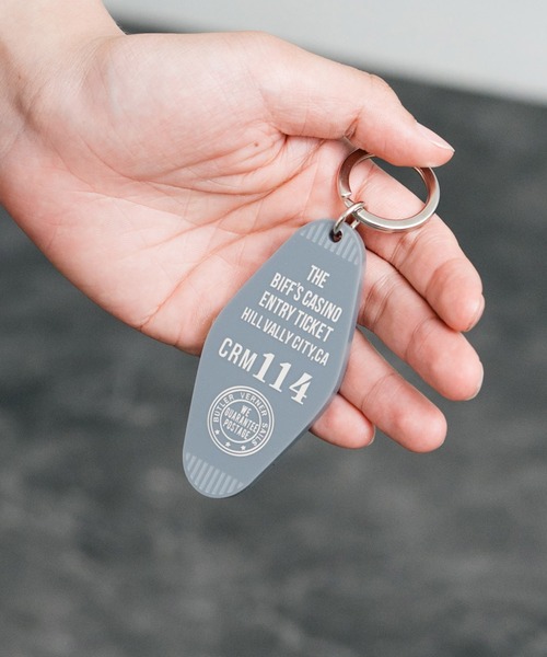 Butler Verner Sails（バトラーヴァーナーセイルス）の「Butler Verner Sails バトラーバーナーセイルズ 日本製 国産 Movie Inspired Keychain モーテルキーアクリルキーホルダー JW-2978（キーホルダー・メンズ・グレー/ブラック/ブラウン/グリーン・FREE）」の3枚目の写真