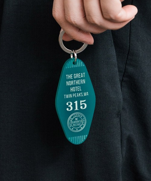 Butler Verner Sails（バトラーヴァーナーセイルス）の「Butler Verner Sails バトラーバーナーセイルズ 日本製 国産 Movie Inspired Keychain モーテルキーアクリルキーホルダー JW-2978（キーホルダー・メンズ・グレー/ブラック/ブラウン/グリーン・FREE）」の4枚目の写真