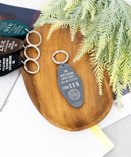 Butler Verner Sails（バトラーヴァーナーセイルス）の「Butler Verner Sails バトラーバーナーセイルズ 日本製 国産 Movie Inspired Keychain モーテルキーアクリルキーホルダー JW-2978（キーホルダー・メンズ・グレー/ブラック/ブラウン/グリーン・FREE）」の10枚目の写真