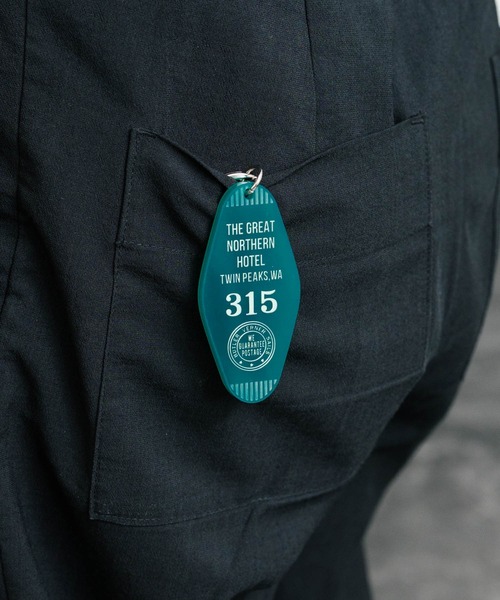 Butler Verner Sails（バトラーヴァーナーセイルス）の「Butler Verner Sails バトラーバーナーセイルズ 日本製 国産 Movie Inspired Keychain モーテルキーアクリルキーホルダー JW-2978（キーホルダー・メンズ・グレー/ブラック/ブラウン/グリーン・FREE）」の22枚目の写真