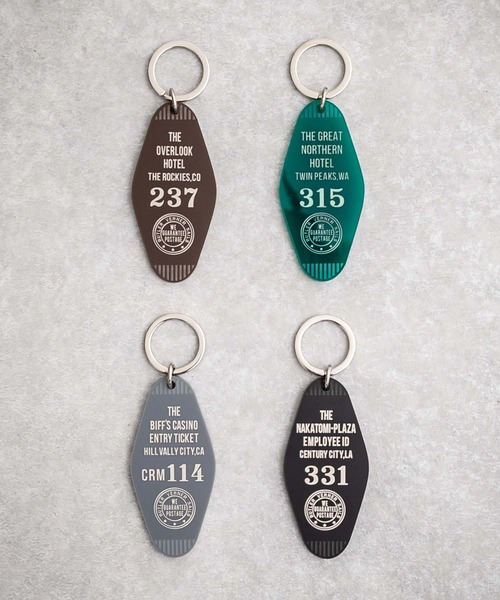 Butler Verner Sails（バトラーヴァーナーセイルス）の「Butler Verner Sails バトラーバーナーセイルズ 日本製 国産 Movie Inspired Keychain モーテルキーアクリルキーホルダー JW-2978（キーホルダー・メンズ・グレー/ブラック/ブラウン/グリーン・FREE）」の14枚目の写真