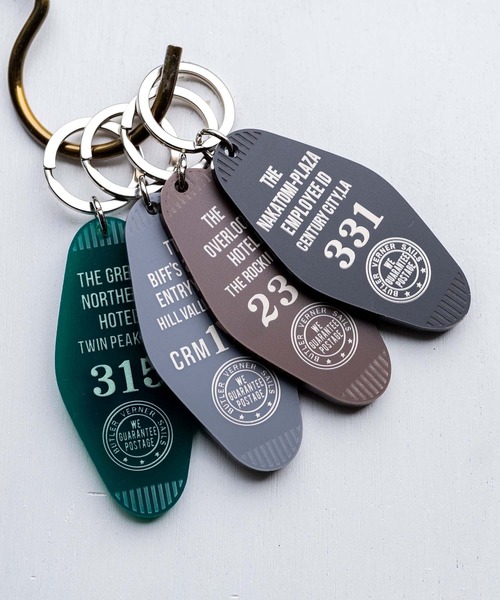 Butler Verner Sails（バトラーヴァーナーセイルス）の「Butler Verner Sails バトラーバーナーセイルズ 日本製 国産 Movie Inspired Keychain モーテルキーアクリルキーホルダー JW-2978（キーホルダー・メンズ・グレー/ブラック/ブラウン/グリーン・FREE）」の20枚目の写真