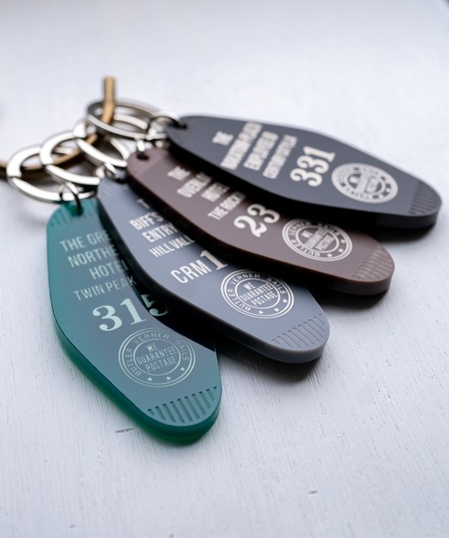 Butler Verner Sails（バトラーヴァーナーセイルス）の「Butler Verner Sails バトラーバーナーセイルズ 日本製 国産 Movie Inspired Keychain モーテルキーアクリルキーホルダー JW-2978（キーホルダー・メンズ・グレー/ブラック/ブラウン/グリーン・FREE）」の19枚目の写真