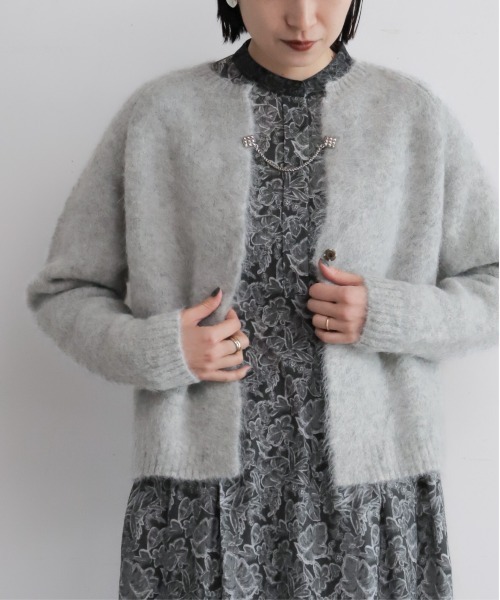 アルパカシャギー ショートカーデ | NOMBRE IMPAIR