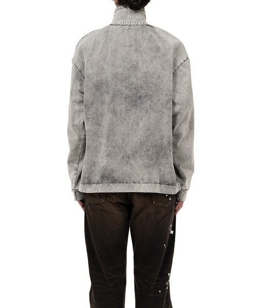 Maison MIHARA YASUHIRO（メゾンミハラヤスヒロ）の「Amateur Sewn Like Half Zip-up Long Sleeve T-shirt（Tシャツ/カットソー・メンズ・ブラック/グレー・44/46/48）」の12枚目の写真