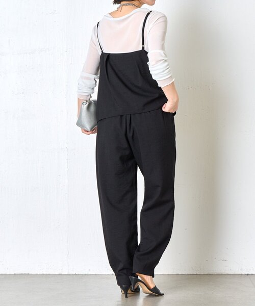 Jena espace merveilleux（ジェナ　エスパスメルヴェイユ）の「キャミビスチェセットアップ（ワンピース・レディース・ブラック/ベージュ・FREE）」の5枚目の写真