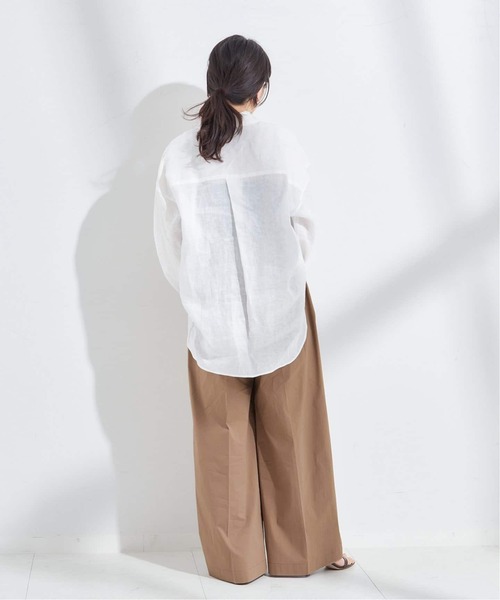 journal standard L'essage(ジャーナルスタンダードレサージュ)の「《追加4》タイプライターイージーワイドパンツ(その他パンツ・レディース・カーキ/ブラック/ブラウン/マスタード・38/36)」の8枚目の写真