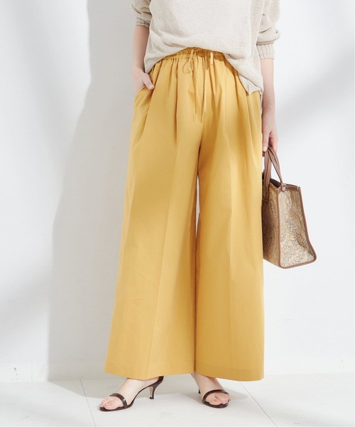 journal standard L'essage(ジャーナルスタンダードレサージュ)の「《追加4》タイプライターイージーワイドパンツ(その他パンツ・レディース・カーキ/ブラック/ブラウン/マスタード・38/36)」の21枚目の写真