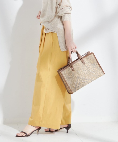 journal standard L'essage(ジャーナルスタンダードレサージュ)の「《追加4》タイプライターイージーワイドパンツ(その他パンツ・レディース・カーキ/ブラック/ブラウン/マスタード・38/36)」の20枚目の写真