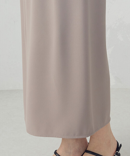 COMME CA ISM（コムサイズム）の「ポリエステルツイル ナロースカート（スカート・レディース・ブラック/グレイッシュベージュ・MEDIUM/LARGE）」の19枚目の写真