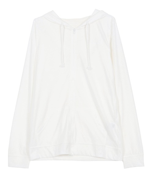 KOBE LETTUCE（コウベレタス）の「[ S M L XL UVカット ] スタンダードパーカー（パーカー・レディース・キャメル/ネイビー/杢グレー/オフホワイト/ブラック・L/XL/S/M）」の18枚目の写真