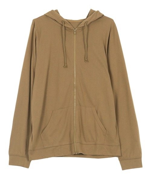 KOBE LETTUCE（コウベレタス）の「[ S M L XL UVカット ] スタンダードパーカー（パーカー・レディース・キャメル/ネイビー/杢グレー/オフホワイト/ブラック・L/XL/S/M）」の22枚目の写真