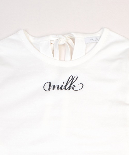 MILK（ミルク）の「Back Ribbon Tシャツ（Tシャツ/カットソー・レディース・B/C/A・FREE）」の8枚目の写真