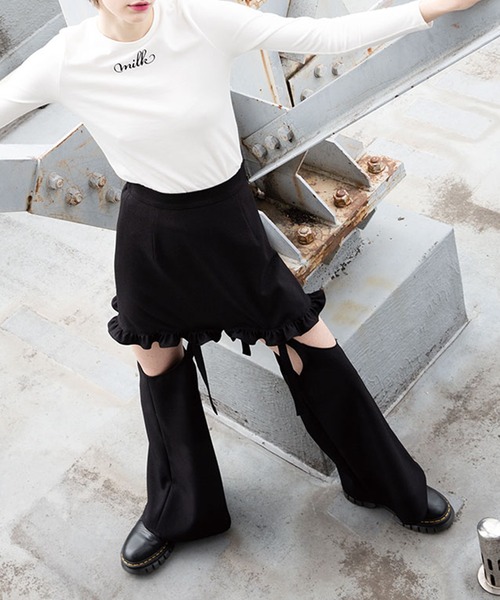 MILK（ミルク）の「Back Ribbon Tシャツ（Tシャツ/カットソー・レディース・B/C/A・FREE）」の4枚目の写真